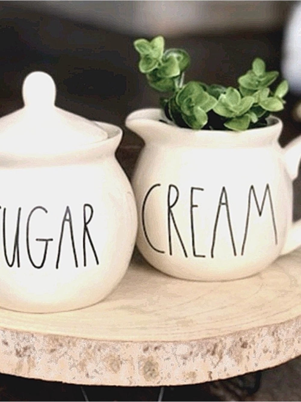Rae Dunn White 'CREAM' Ceramic Pitcher - Farmhouse Style
